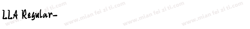 LLA Regular字体转换